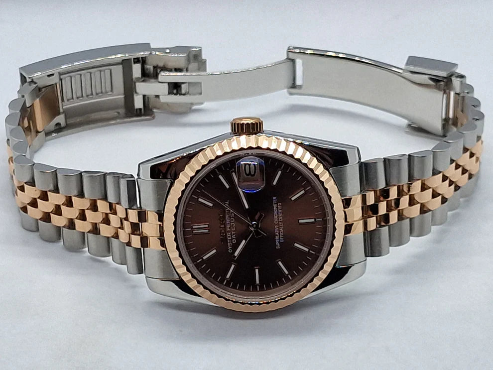 DATEJUST MOD ( CHOCOLATE TWO TONE )