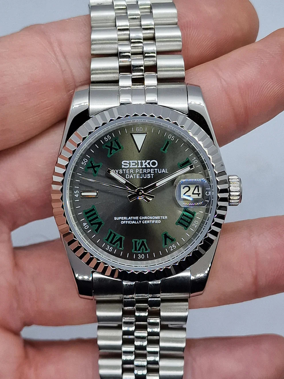 DATEJUST MOD ( WIMBLEDON)