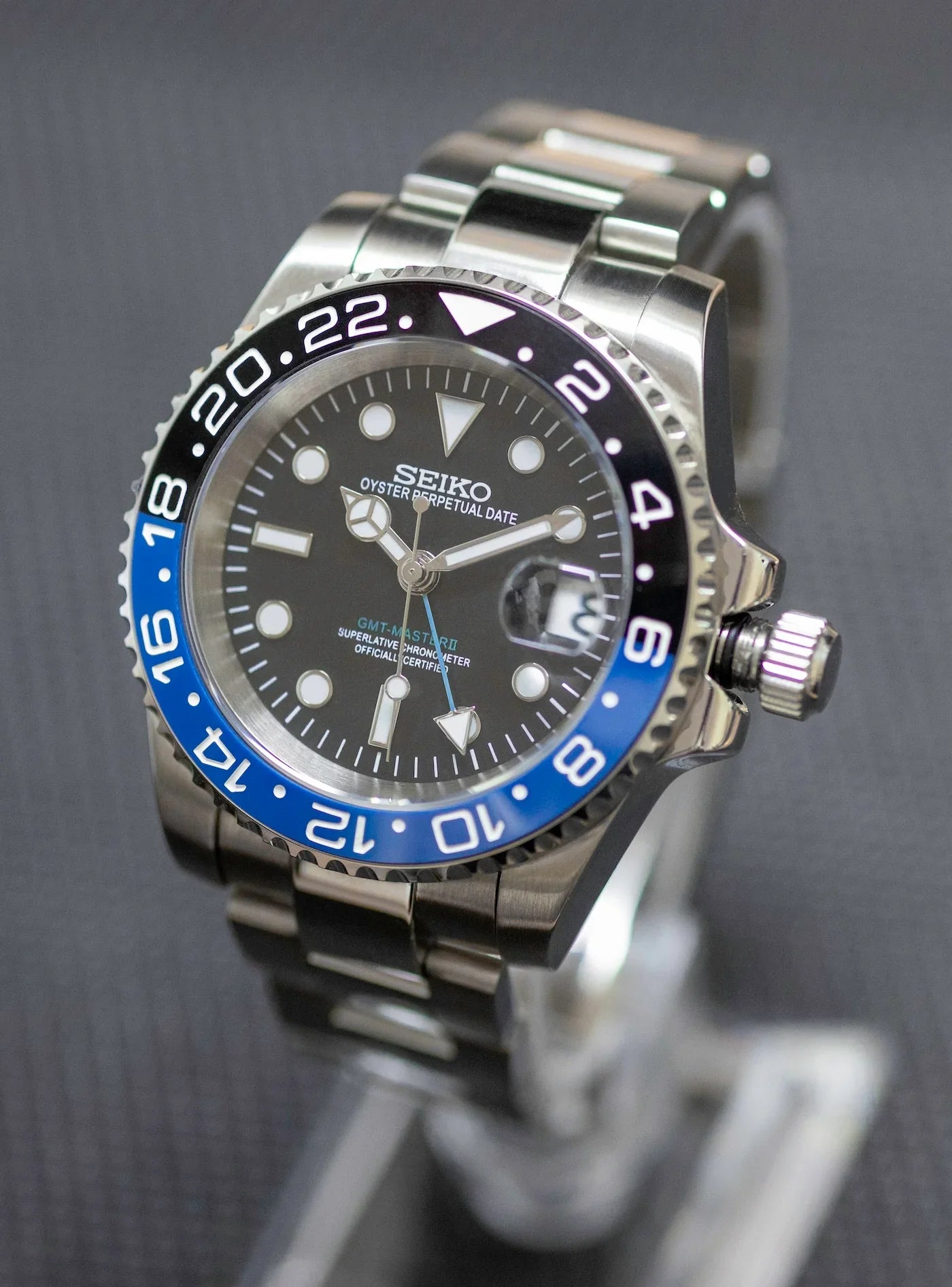 GMT MASTER 2 MOD BATMAN